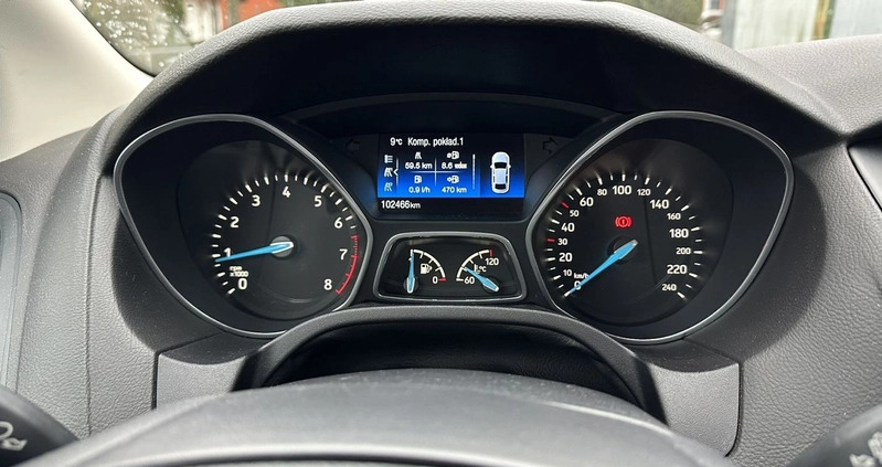 Ford Focus cena 35000 przebieg: 104000, rok produkcji 2018 z Gołdap małe 37